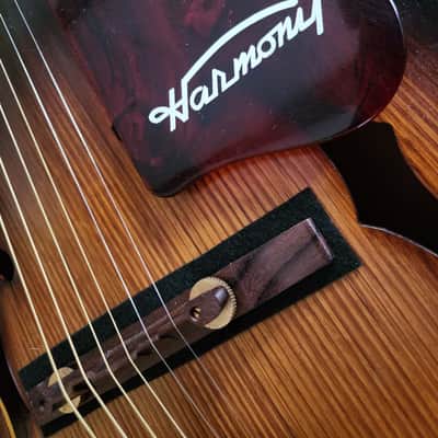 Harmony H1215 hollowbody archtop vintage '60s - sunburst image 3