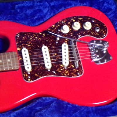 Vintage Hagstrom Futurama III 1964? custom build with fender locking tuners and electronics, kings neck, made in sweden image 14