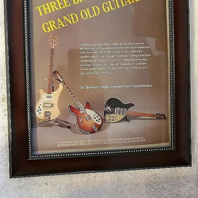 1982 Rickenbacker 3 guitars Color