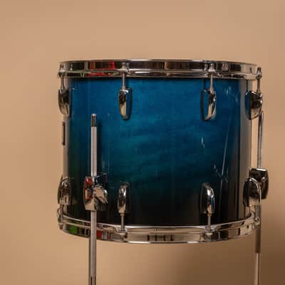 Pearl Session Custom Maple Marine Blue Fade Drum Set image 3