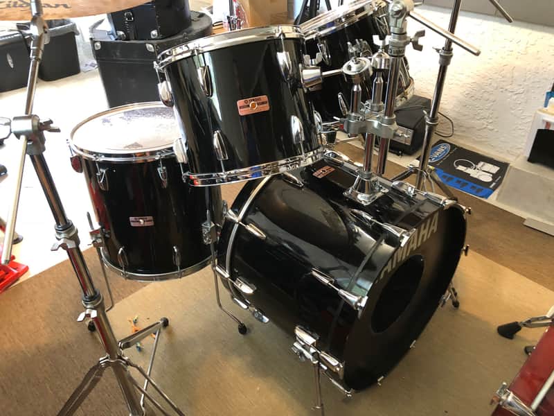 Yamaha Power Tour Custom 8000 Series Drums 1985/86 Piano Black