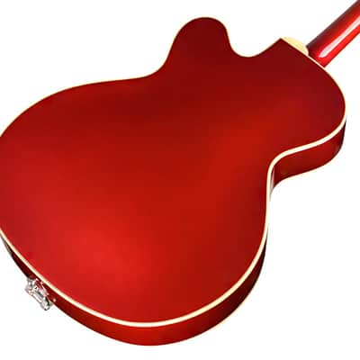 Guild X-350 Stratford Hollow Body Electric Guitar - Scarlet Red image 6