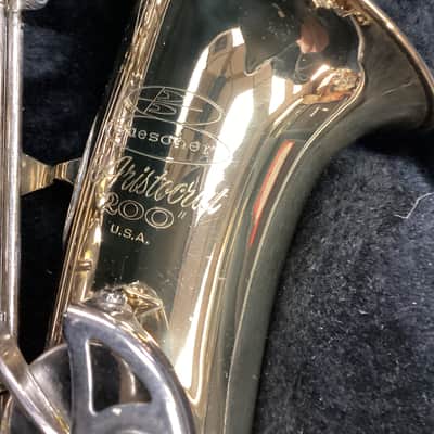 1979 BUESCHER ARISTOCRAT 200 Alto SAXOPHONE USA CLEAN image 6