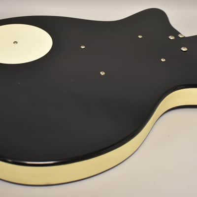 2000's Danelectro '56 U2 Reissue Custom Painted 'Rocket Boy' Black w/Gig Bag image 14
