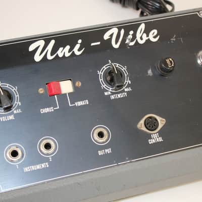 Shin-Ei UniVibe • 1970's • Original • Gray • Replaced Footswitch • You Fix image 3