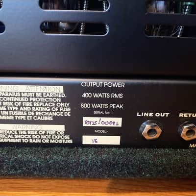 Trace Elliot V-Type V6 400W Tube Bass Amp Head 1996 image 10