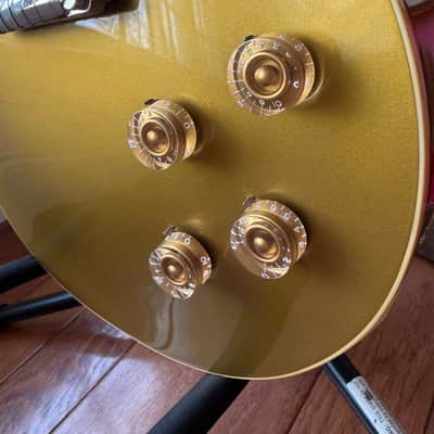 2022 Gibson Custom Shop M2M ‘54 Reissue R4 Les Paul Double Gold Stinger VOS - Gold Top image 5