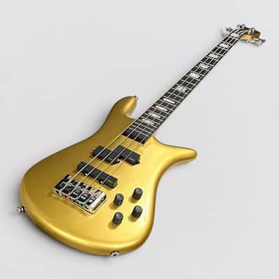 Spector Euro Classic 4 String Electric Bass Guitar - Metallic Gold Gloss image 11