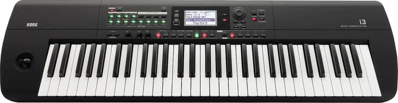 Korg i3 61-Key Workstation Arranger Keyboard, Matte Black image 1