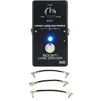 MXR MC401 CAE Boost/Line Driver Pedal and 3 Patch Cables image 1