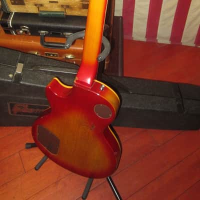 1977 Gibson Les Paul Deluxe Cherry Sunburst image 4