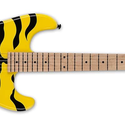 ESP LTD George Lynch GL-200MT Tiger - Yellow w/ Graphic (LGL200MT) image 2