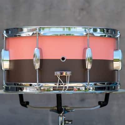 C&C 12th & Vine Snare Drum 2020 Circles for Change - Peach & Brown image 2