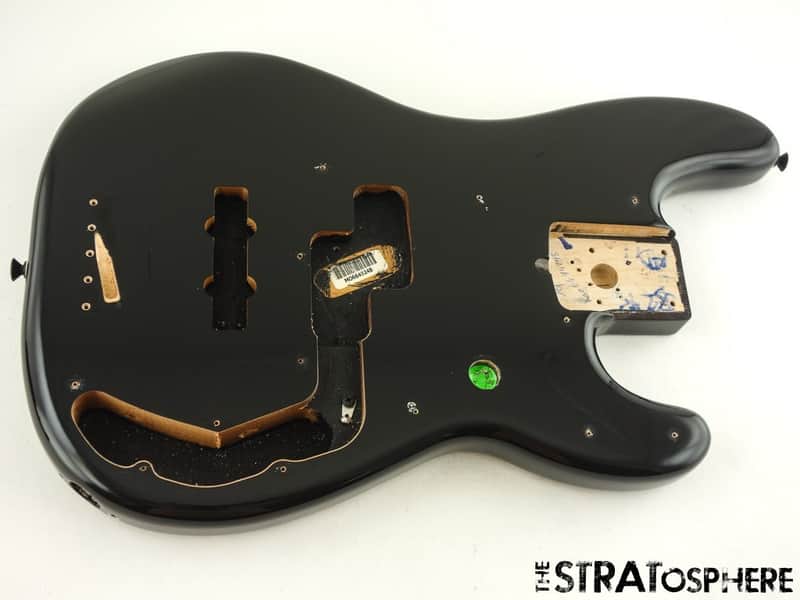 Fender Duff McKagan Deluxe Precision BASS BODY, P Bass Guitar Part Black image 1