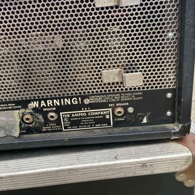 Ampeg SVT "Black Line" 300-Watt Bass Amp Head 1972 - 1975 - Black image 6
