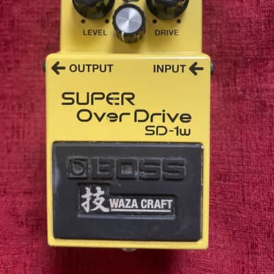 Boss SD-1W Super OverDrive Waza Craft 2015 - Present - Yellow image 1