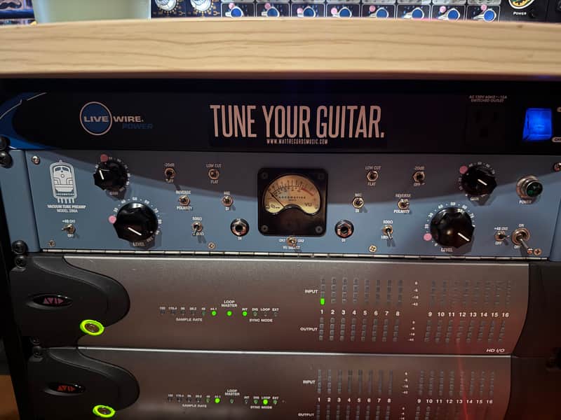 Locomotive Audio Model 286A 2-Channel Vacuum Tube Mic Preamp 2014 - 2018 - Blue image 1