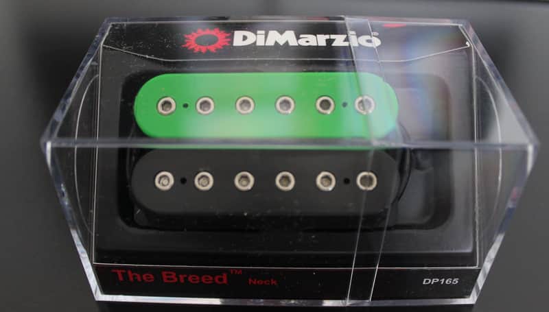 DiMarzio The Breed Neck DP165 Black & Green image 1