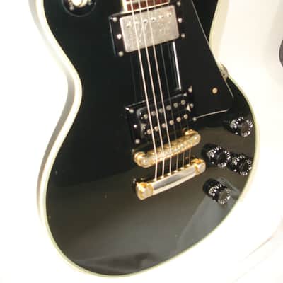 Vintage Electra SLM LP Electric Guitar, Rosewood Fingerboard, Black w/ Case image 3
