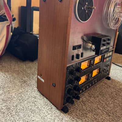 TEAC A-3440S 1/4" 4-Track Reel to Reel Tape Recorder 1970s - Silver image 4