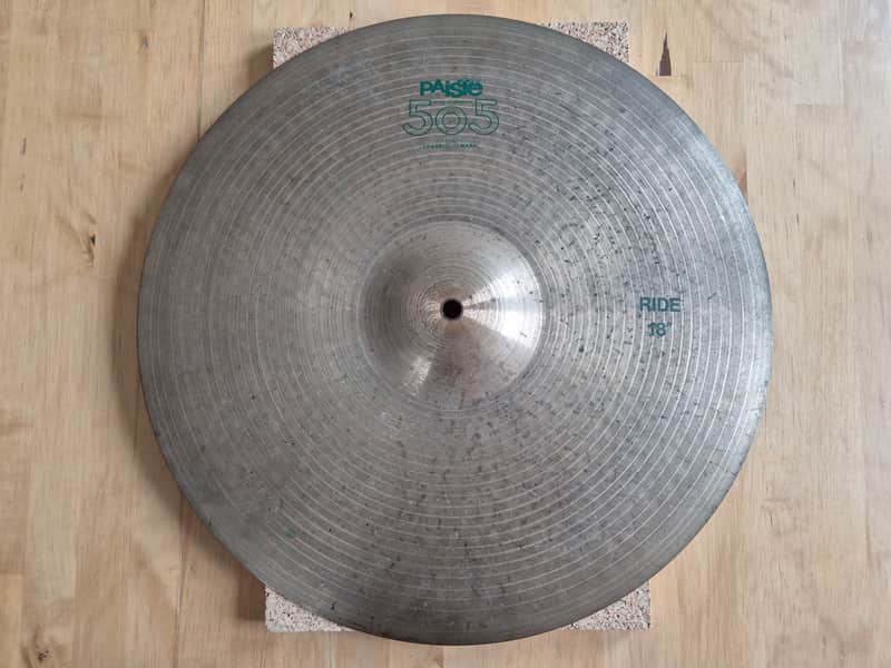 Paiste 505 18" Ride 1565g ~1980 - Traditional image 1