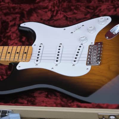 Fender Custom Shop Vintage Custom 1955 Stratocaster, NOS, Maple Fingerboard - Wide-Fade 2-Color Sunburst image 20