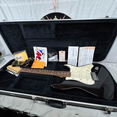 Fender USA Stratocaster Plus Guitar with TKL Case 1993 - Black / Rosewood fingerboard image 1