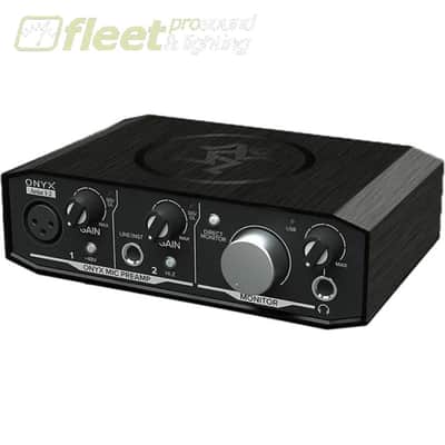 Mackie Onyx Artist 1-2 USB Audio Interface 2017 - Present - Black image 1