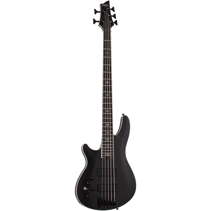 Schecter SLS Evil Twin-5 Left-Handed Satin Black image 1