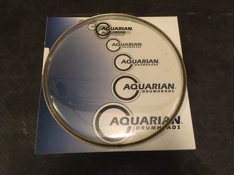 Aquarian FOR16-U 16" Force Ten Clear Batter Drum Head image 1