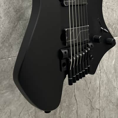 Strandberg Boden Metal NX 7 Tremolo Electric Guitar, Black Granite BD7TCT-24M-L-M-BK image 4
