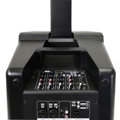 Tower1 - Powered Portable Column Array PA System - 4x3 Column Speaker & 10 Inch Subwoofer image 5