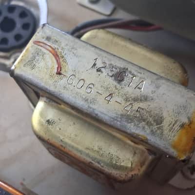 1965 Fender Bassman Rare  AA165  Circuit  - Black image 21