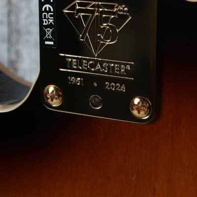 Fender 75th Anniversary American Pro Custom Telecaster Electric Guitar with Case image 9