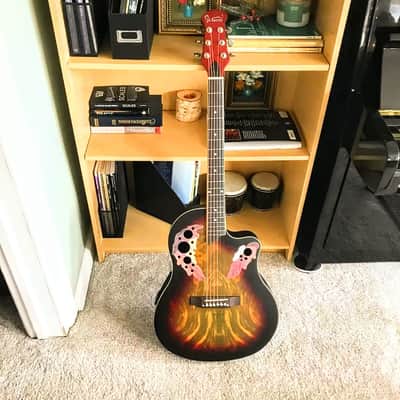 🎸"O" Style Acoustic-Electric Guitar +Soft Case / Gig Bag +Rosewood Fretboard!🎸 image 14
