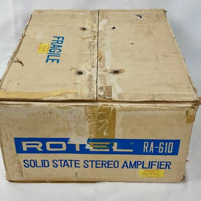 Vintage Stereo Integrated Amplifier Rotel RA-610 image 13