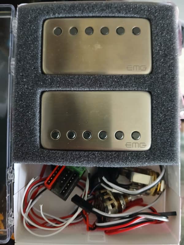 EMG 57/66- Active Solderless Alnico V Humbucker set image 1
