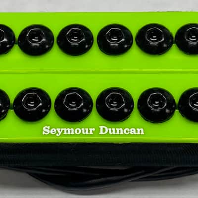 Seymour Duncan SH-8B Invader Bridge Humbucker - NEON GREEN image 1