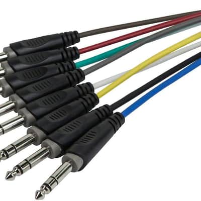 8-Channel 1/4-Inch TRS Male to 1/4-Inch TRS Male Snake Cable - 3 Feet, 26AWG, 8 Balanced Mono and Unbalanced Stereo Lines image 3