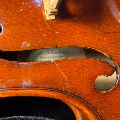 A. Schroetter 4/4 Violin 4/4 Violin Mittenwald Bayern image 8