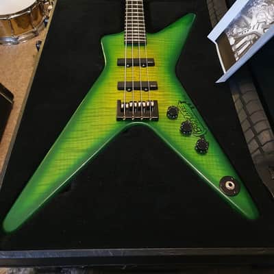 Washburn USA Custom Shop Dimebag Darrell DB2000 Dime gift GWAR Artist Signed RARE Bass Guitar D3 image 7