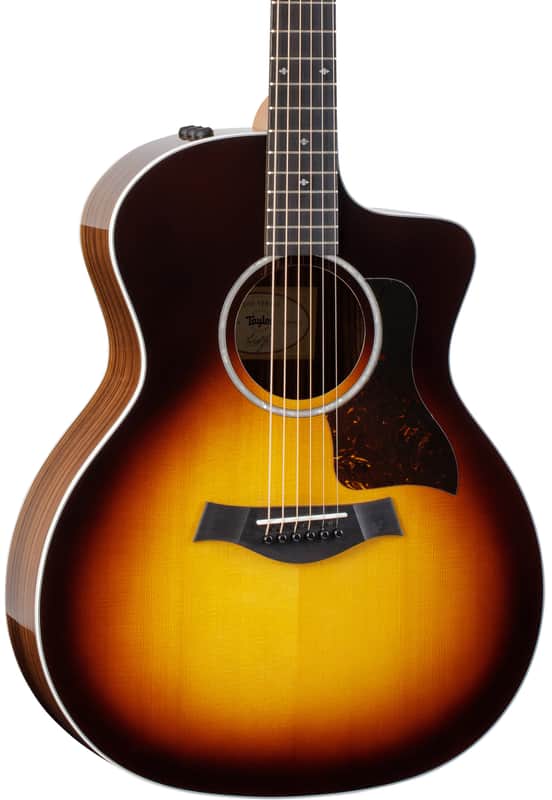 Taylor 214CE Deluxe Acoustic Electric Guitar - Tobacco Sunburst image 1