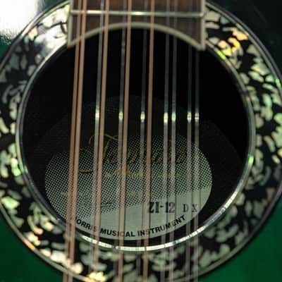 Morris Tornado Z1-12DX 12-String Acoustic Electric Guitar with