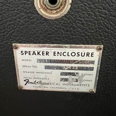 Fender Bassman 50 72-77 - Black silver image 5