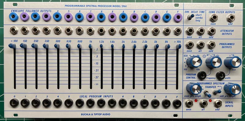 Tiptop Audio Buchla Model 296t Programmable Spectral Processor Eurorack Module image 1