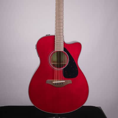 Yamaha FSX800C Acoustic-Electric Guitar - Ruby Red image 2