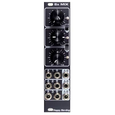 Happy Nerding 6xMIX Eurorack Audio Mixer Module (Black) image 2