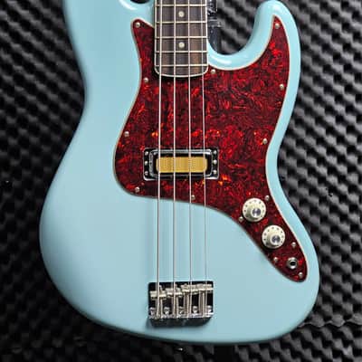 Fender Gold Foil Jazz Bass 2023 - Present - Sonic Blue image 1