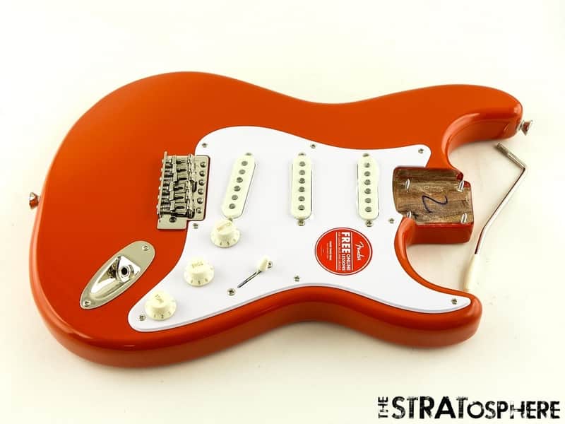 Fender Squier Classic Vibe 50s Stratocaster LOADED BODY, Strat Fiesta Red image 1