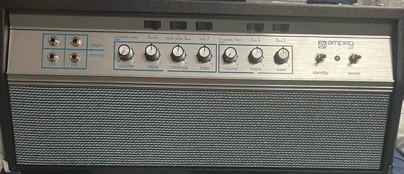 Ampeg Heritage 50th Anniversary SVT 2-Channel 300-Watt Bass Amp Head 2019 - Present - Black image 1